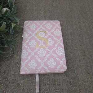 Laura Ashley Pink Floral Journal with Gold Letter With Pen
